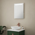 FNX Bathrooms Comino Rectangular LED Bathroom Mirror - 500x700mm, Battery-Powered, IP44 Rated