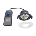 Sycamore Riga Flex Dimmable LED Downlight: Multi-Wattage, Switchable Colour, IP65 Fire Rated, White, 70mm Cut Out