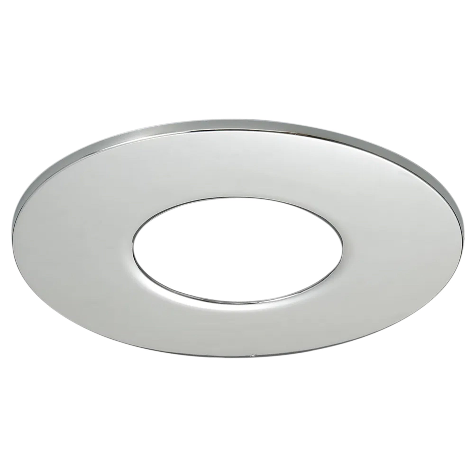 Riga Flex Chrome Downlight Bezel - 70mm Cut-out - Polished Finish, IP65