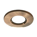 Brushed Copper Downlight Bezel for Riga Uno - 70mm Cut-out, IP65 Bathroom & Kitchen Lighting