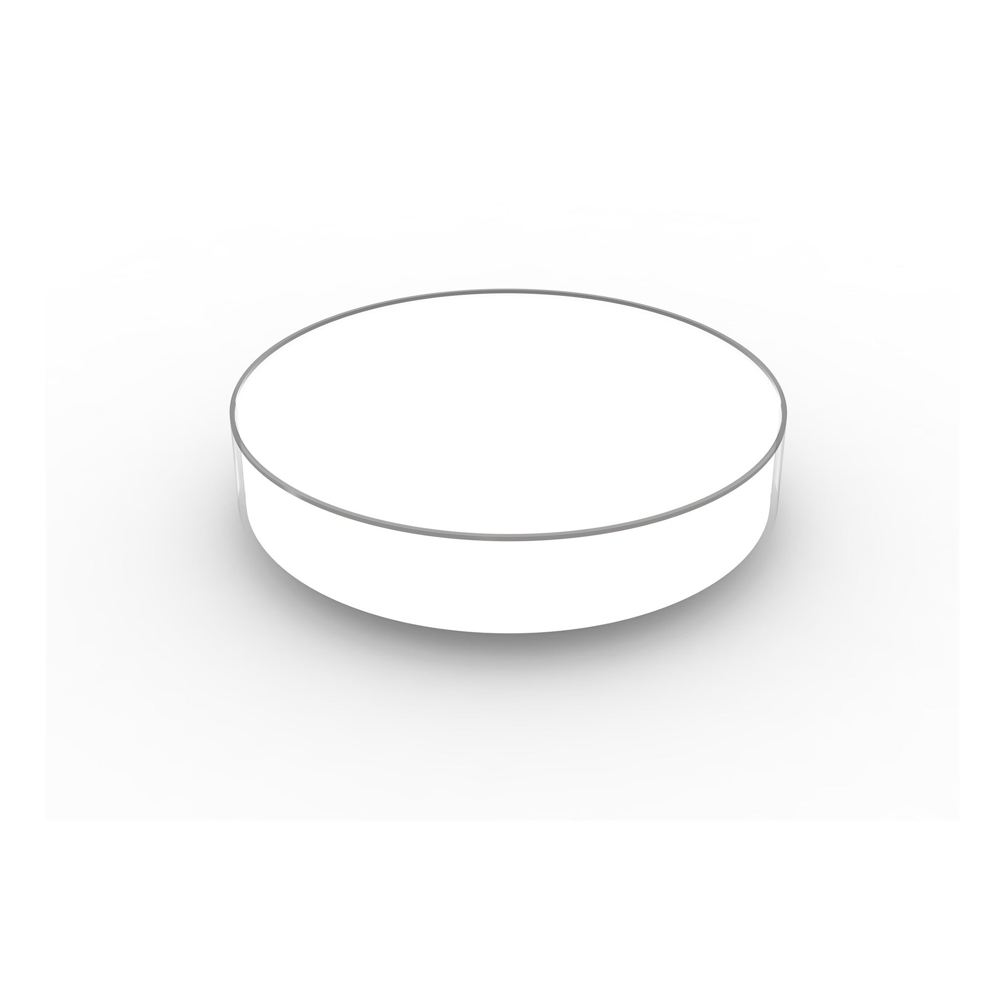 Aspen IP44 Slimline LED Ceiling Light for Bathrooms & Kitchens - Natural White 4000K, 17W