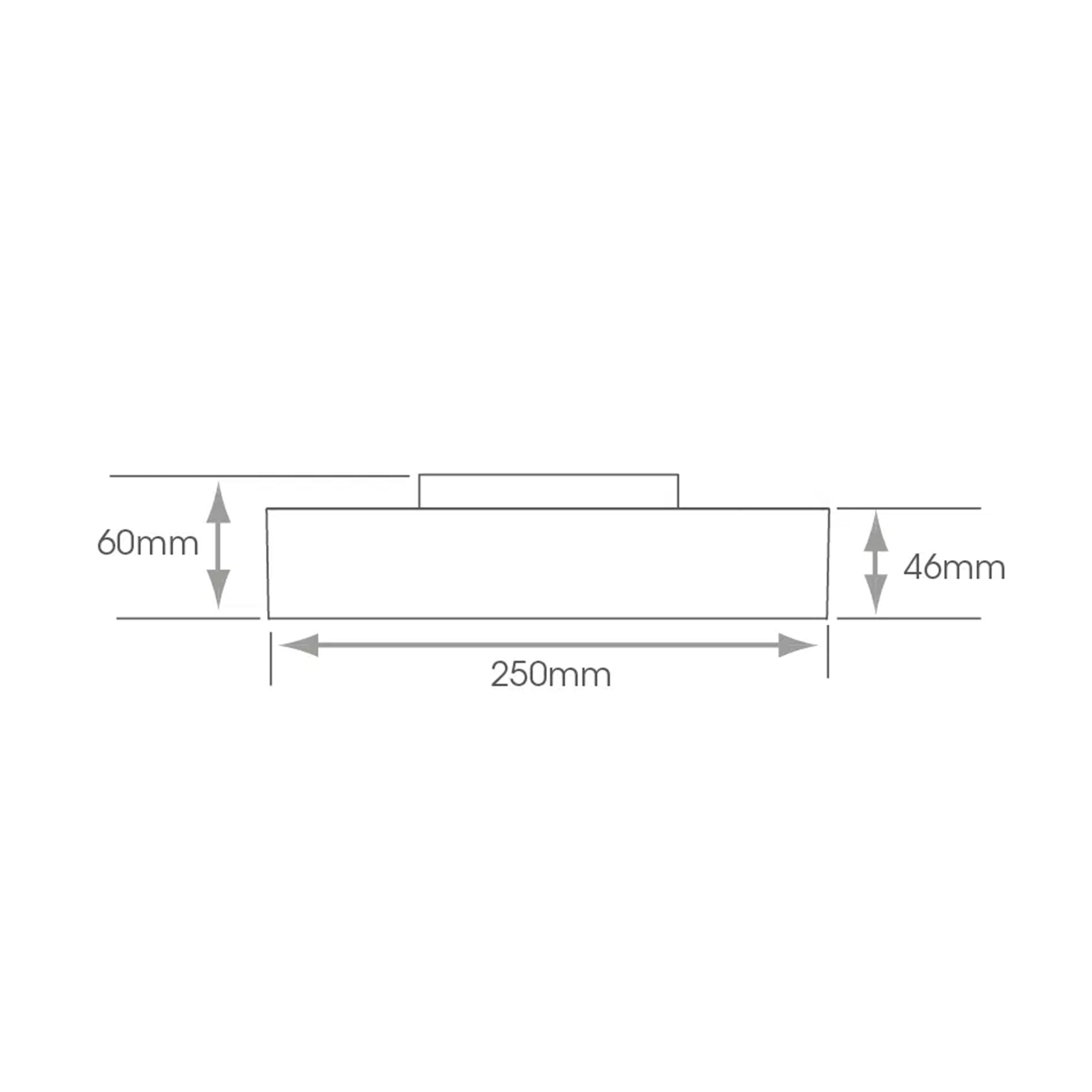 Aspen IP44 Slimline LED Ceiling Light for Bathrooms & Kitchens - Natural White 4000K, 17W