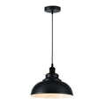 Yuna Black IP44 Bathroom Pendant Light with Adjustable 1m Flex & E27 Fitting