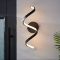 Astral Modern LED Wall Light - Textured Black, Warm White 3000K, IP44 Rated for Bathroom & Outdoor Use