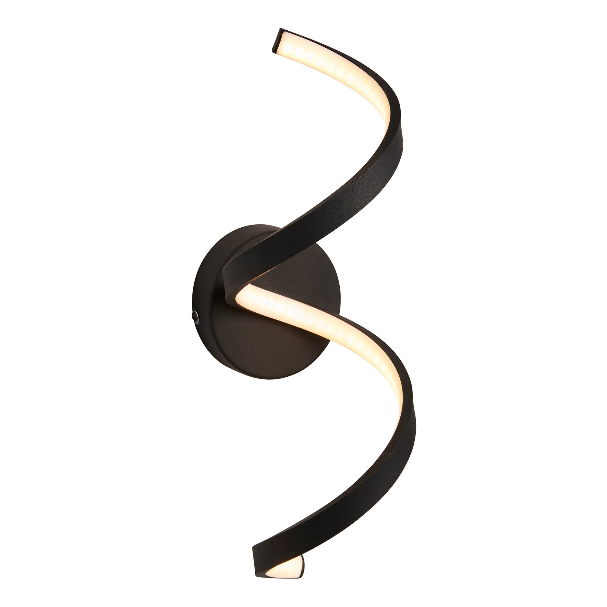 Astral Modern LED Wall Light - Textured Black, Warm White 3000K, IP44 Rated for Bathroom & Outdoor Use