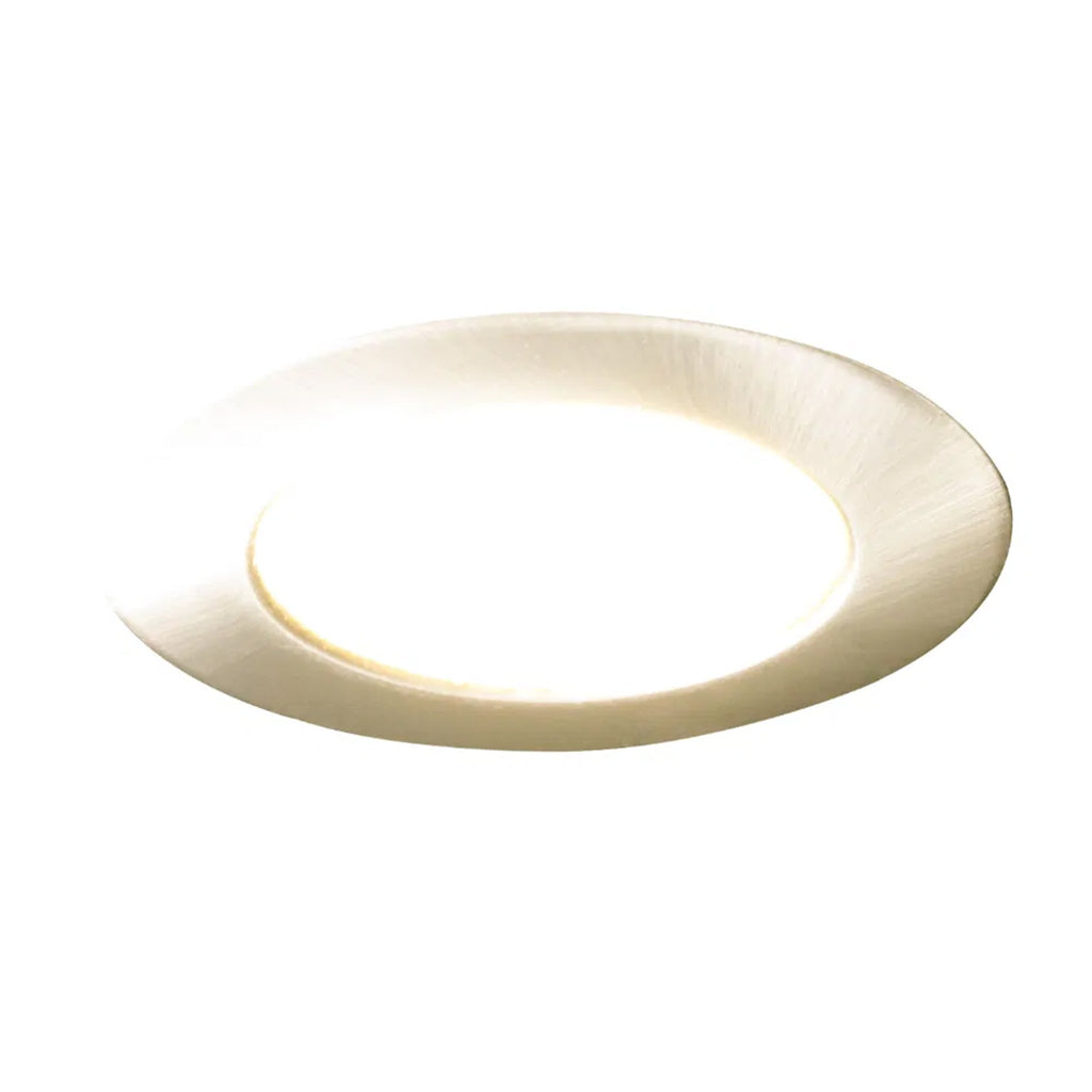 FNX Sirius Connect Recessed LED Cabinet Light, 2.6W, Warm White, Brushed Chrome, IP44