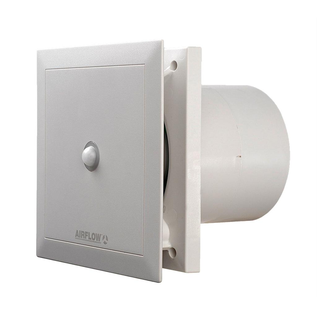Airflow QuietAir QT100B Bathroom Extractor Fan, Ultra-Quiet 25dB(A), Energy Efficient