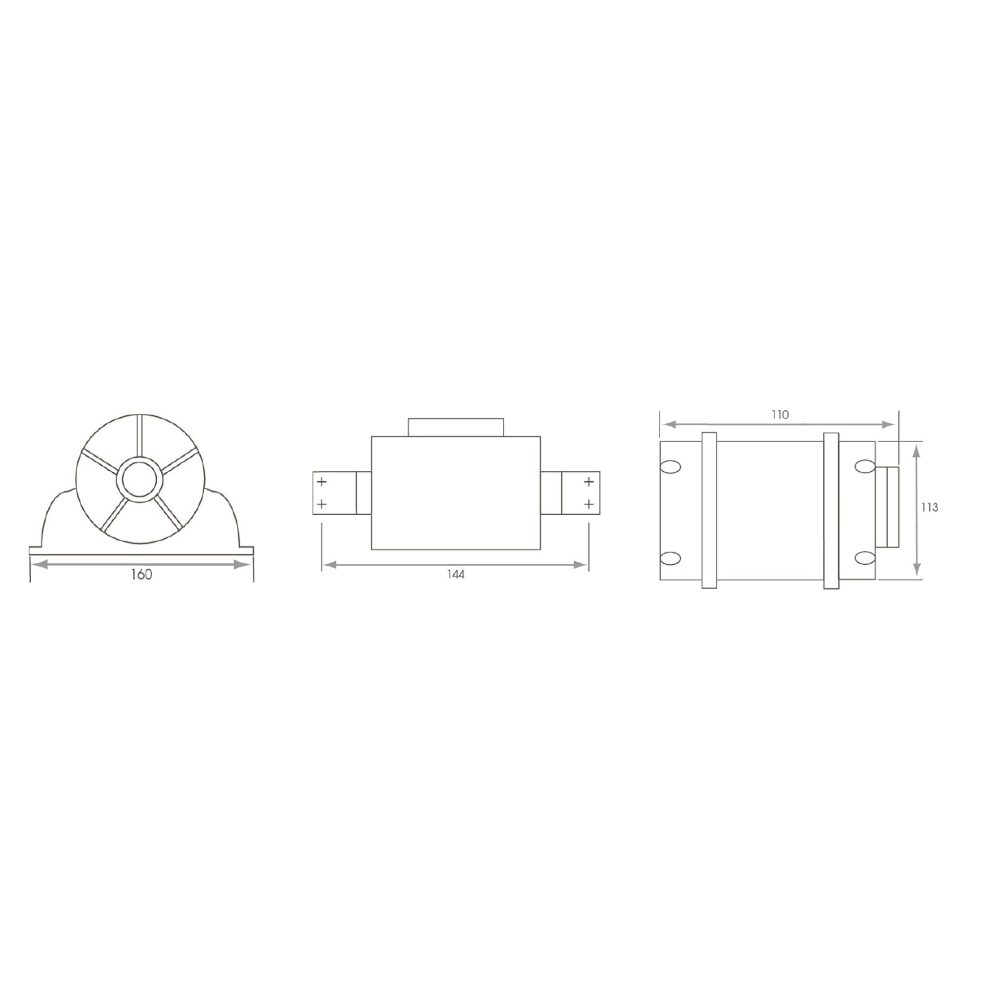 FNX Bathrooms LED Inline Shower Extractor Fan Kit - IPX4 Bathroom Fan with Timer & Natural White Light