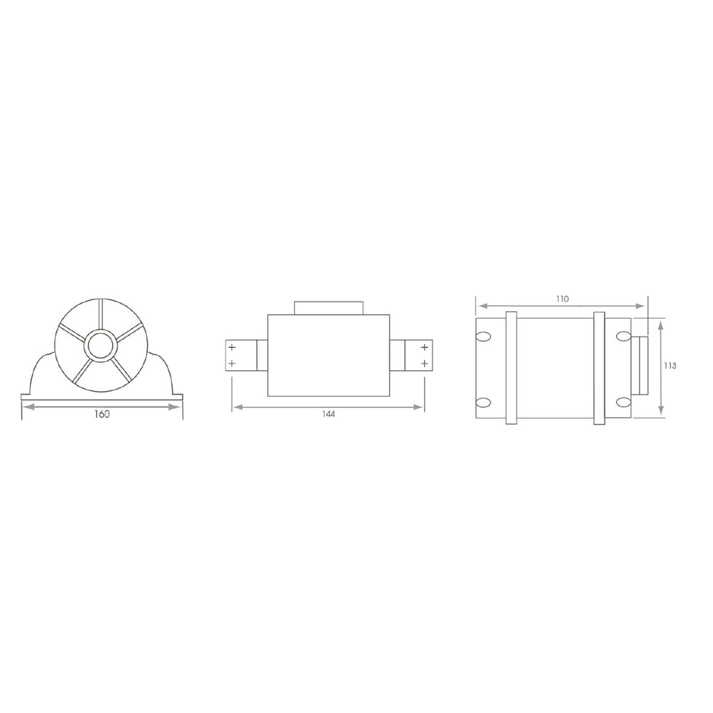 Inline Axial LED Shower Extractor Fan Kit with Adjustable Timer, Cool White Light & IP45 Rating for Bathrooms
