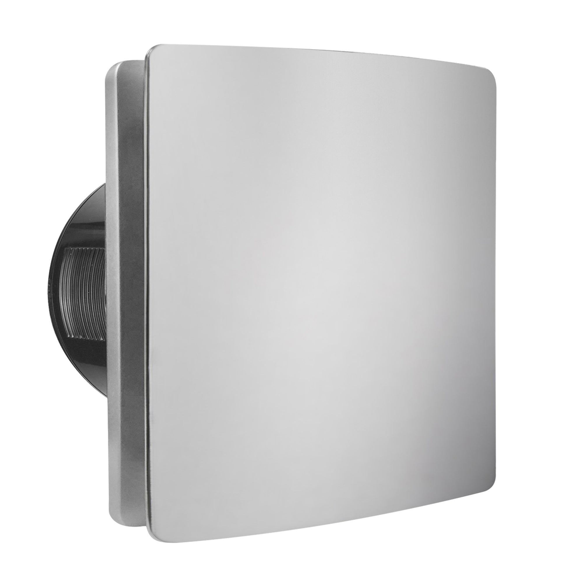 Air-Stream Pro Chrome Extractor Fan, Ultra-Quiet, IP45, Timer, For Wall & Ceiling Bathroom Ventilation