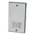 Chrome Dual Voltage Bathroom Shaver Socket, 110V & 240V Outlets, BS7671 Compliant
