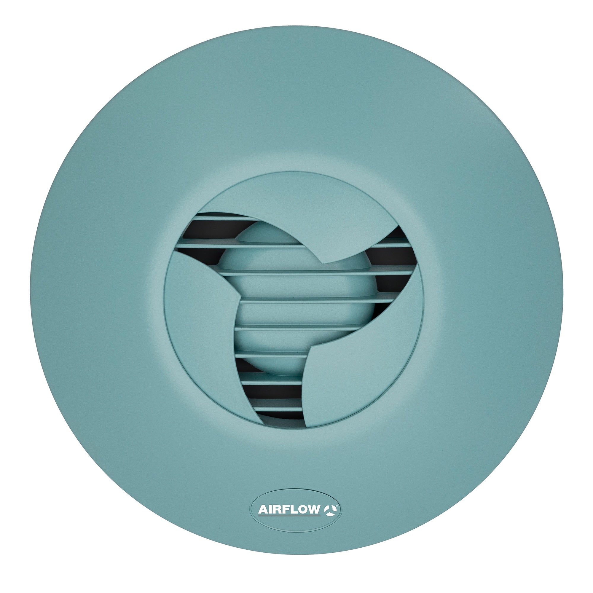 Airflow iCON 15 100mm Bathroom Extractor Fan with Stylish Turquoise Cover - Quiet & IPX4 Rated