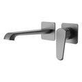 FNX Bathrooms Lunaris Gunmetal Wall Mounted Bath Filler Mixer Tap - Sleek, Durable & Easy Fit for Modern Bathrooms