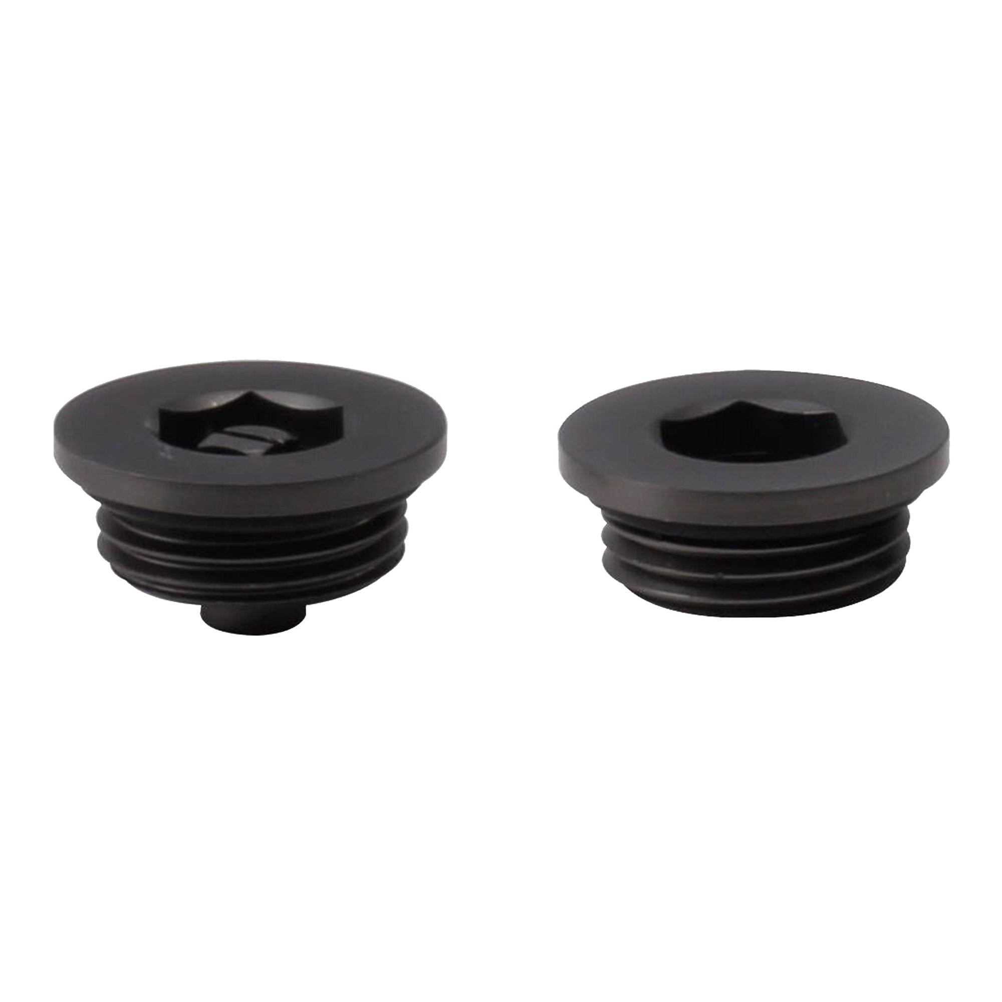 Black Nickel Manual Radiator Air Vent & Blanking Plug Set - 1/2" BSP Thread Bleeder Valve Kit