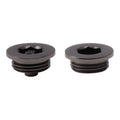 Brushed Gunmetal Manual Radiator Air Vent & Blanking Plug Set - 1/2" BSP Thread