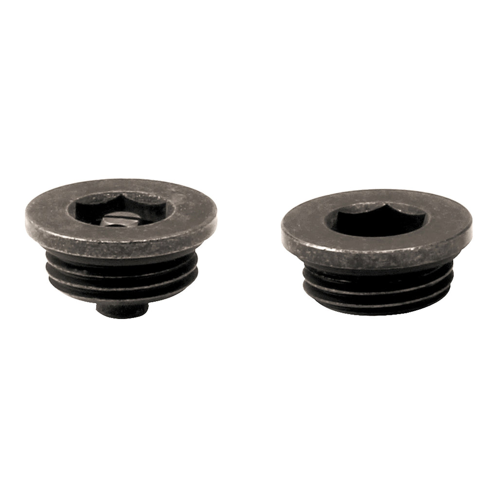 Pewter Manual Radiator Air Vent & Blanking Plug Set - Durable Brass, 1/2" BSP Thread