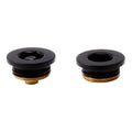Premium Matt Black Manual Radiator Air Vent & Blanking Plug Set - 1/2" BSP Thread for Efficient DIY Heating