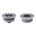 Chrome Manual Radiator Air Vent & Blanking Plug Set - Durable Brass, 1/2" BSP Thread for DIY