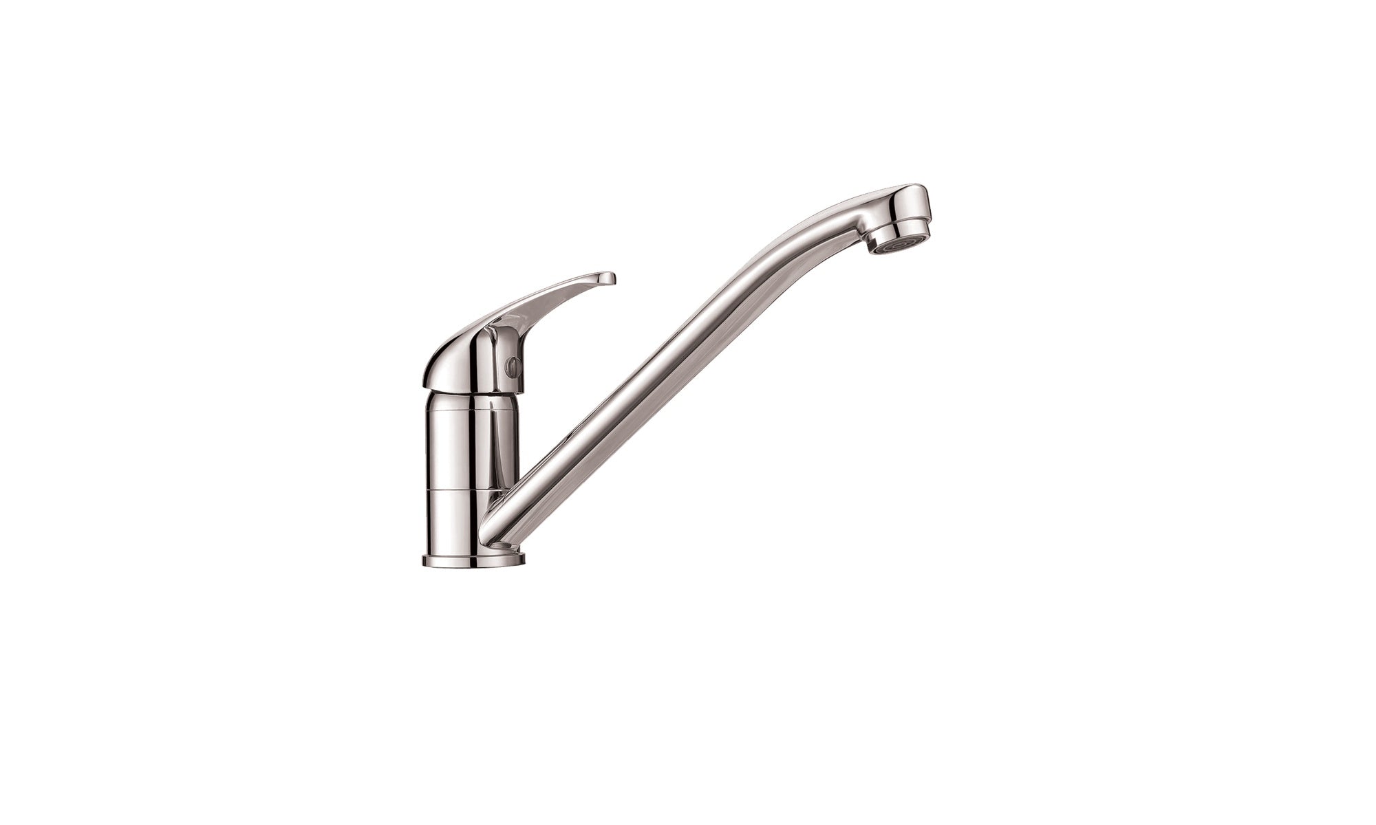 FNX Bathrooms 1.0 Bowl Inset Stainless Steel Kitchen Sink & Tap Set with Right-Hand Drainer & Strainer Waste