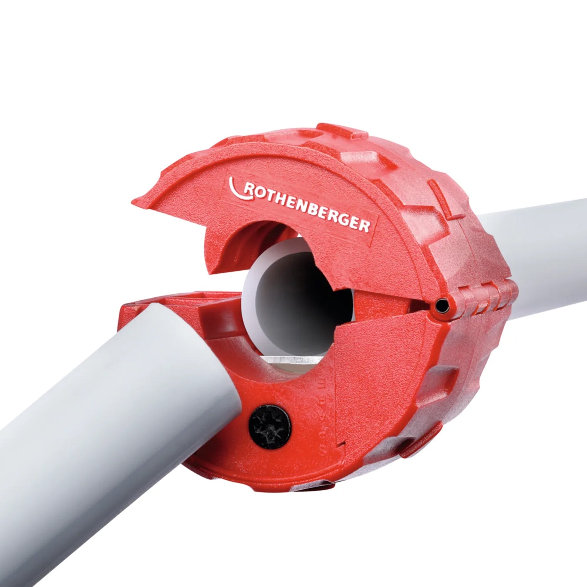 Rothenberger Plasticut Pro 15-22mm Plastic Pipe Cutter - Burr-Free Compact Easy Grip for PVC & Push-Fit