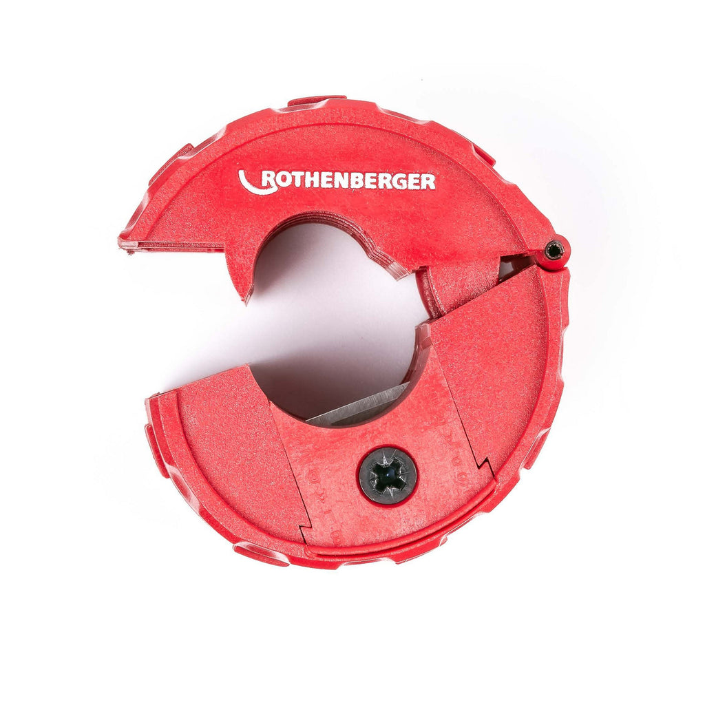 Rothenberger Plasticut Pro 15-22mm Plastic Pipe Cutter - Burr-Free Compact Easy Grip for PVC & Push-Fit