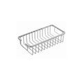 Chrome Wire Soap Basket - Wall Mounted Mild Steel Gloss Finish Modern Design