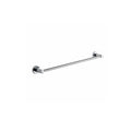 Chrome Plan Single Towel Bar - 645mm Wall Mounted Mild Steel Gloss Finish Modern Design