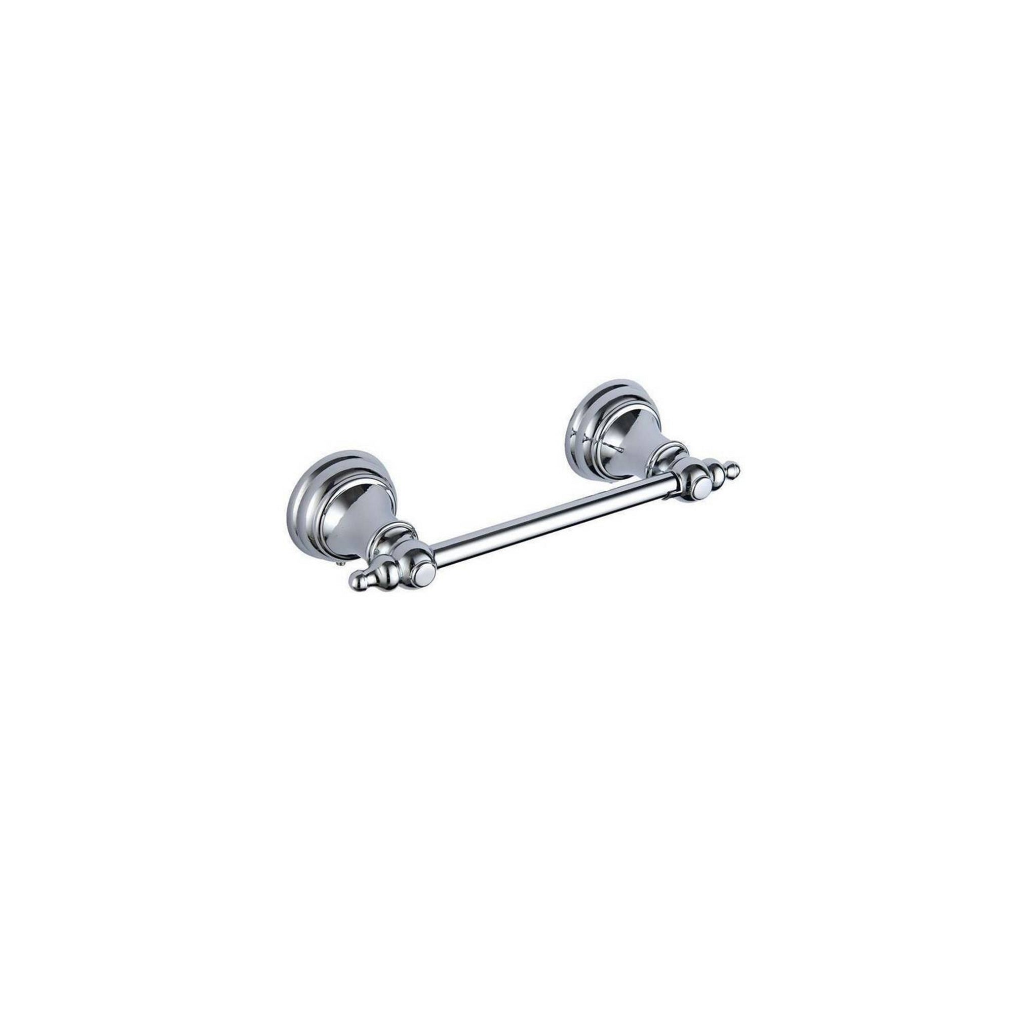 Chrome Astely Toilet Roll Hold - Wall Mounted Modern Design Gloss Finish