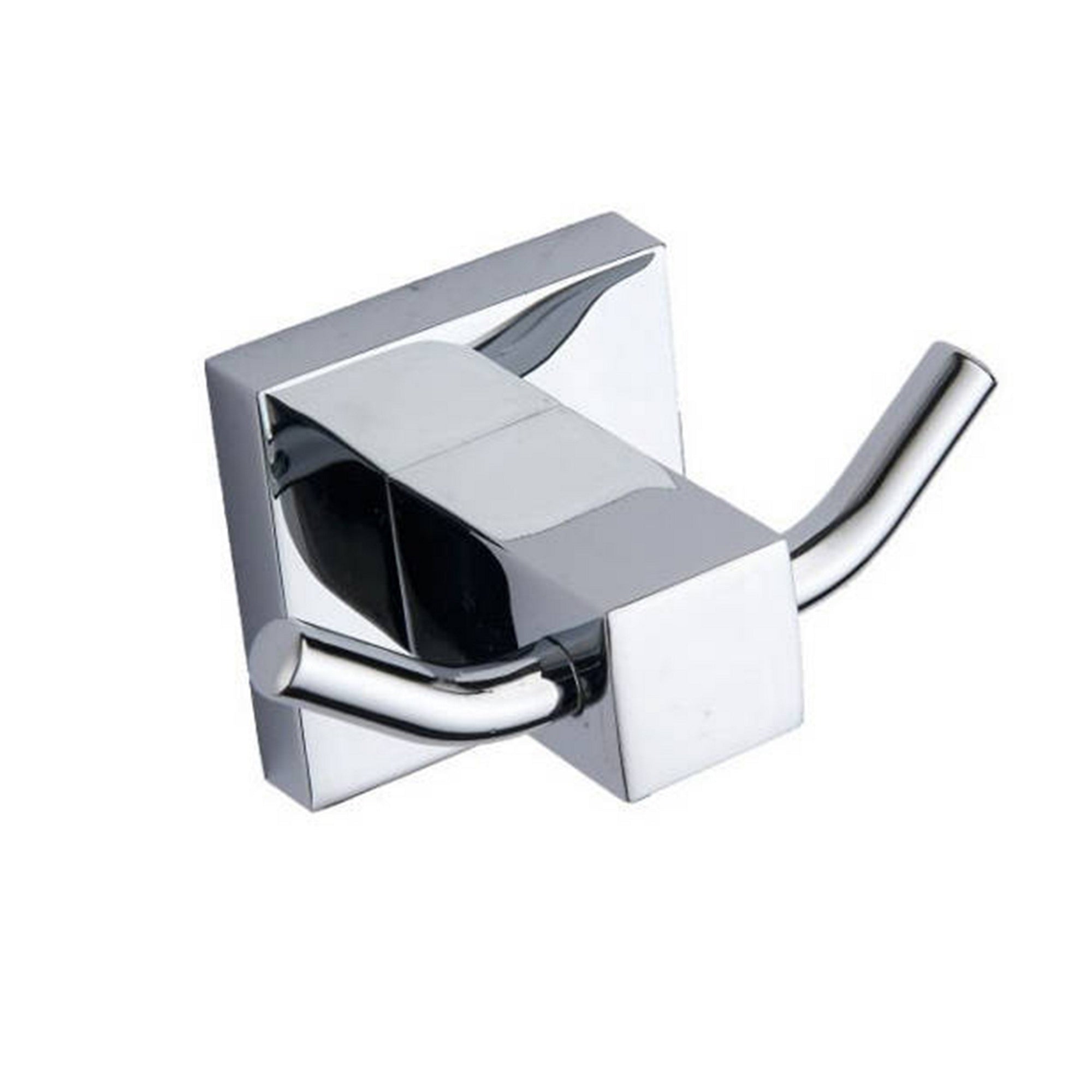 Chrome Robe Hook - Wall Mounted Gloss Finish Modern Design