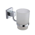 Chrome Tumbler & Holder - Wall Mounted Gloss Finish Modern Style