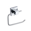 Chrome Toilet Roll Holder - Wall Mounted Modern Design Gloss Finish