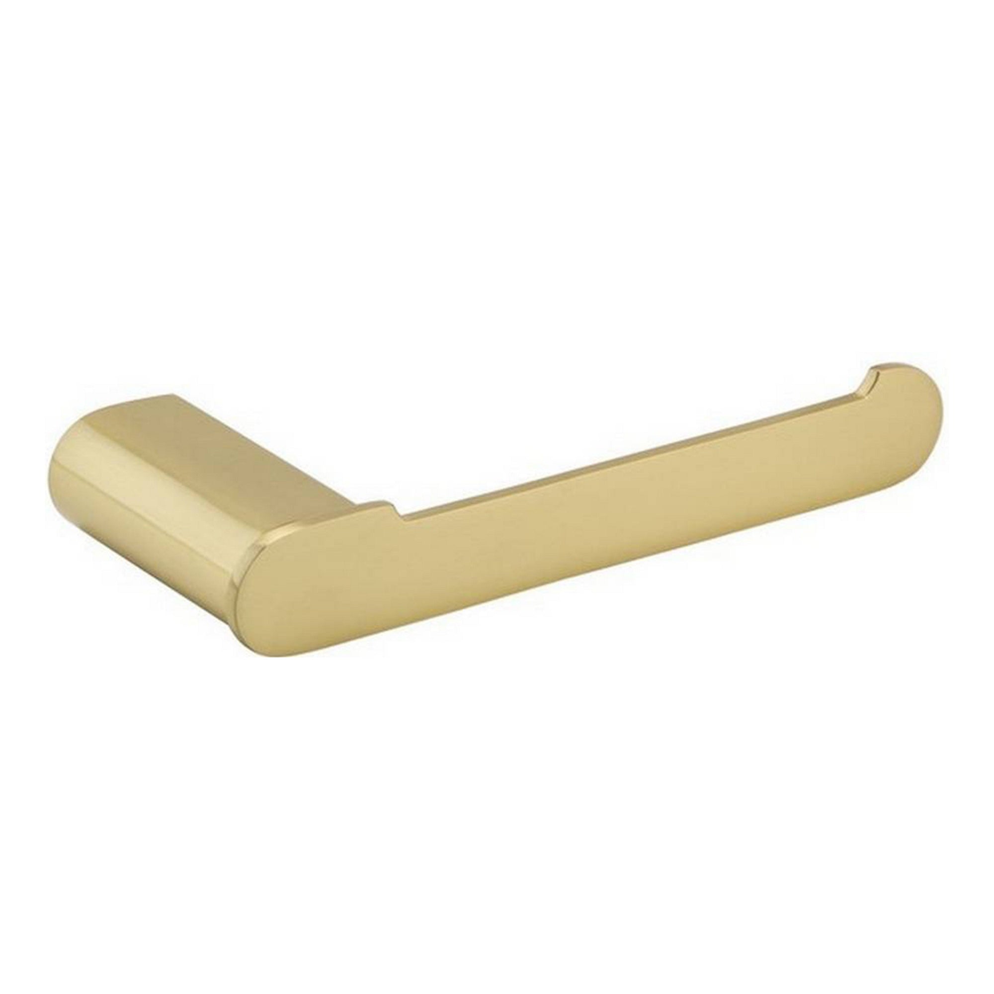 Brushed Brass Toilet Roll Holder - Wall Mounted Modern Design