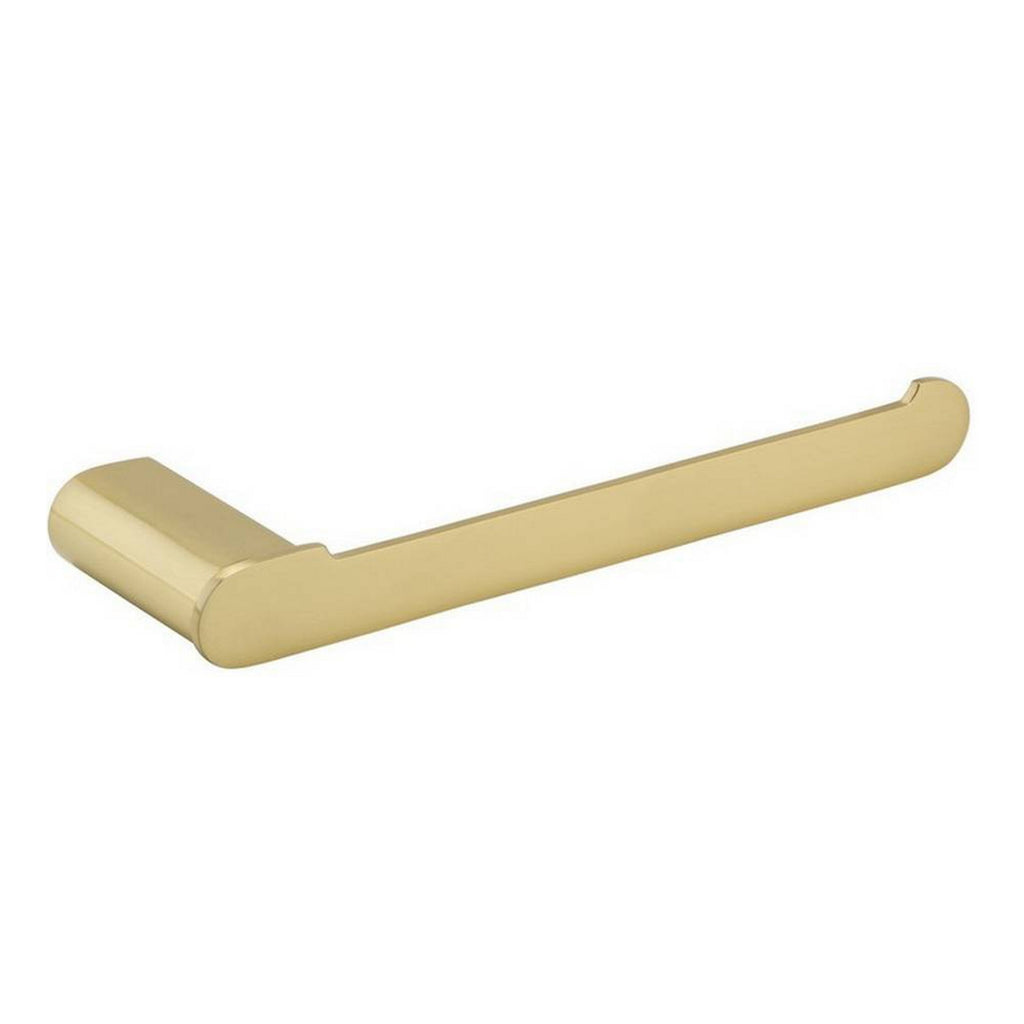 Brushed Brass Towel Rail - Wall Mounted 230mm Modern Design