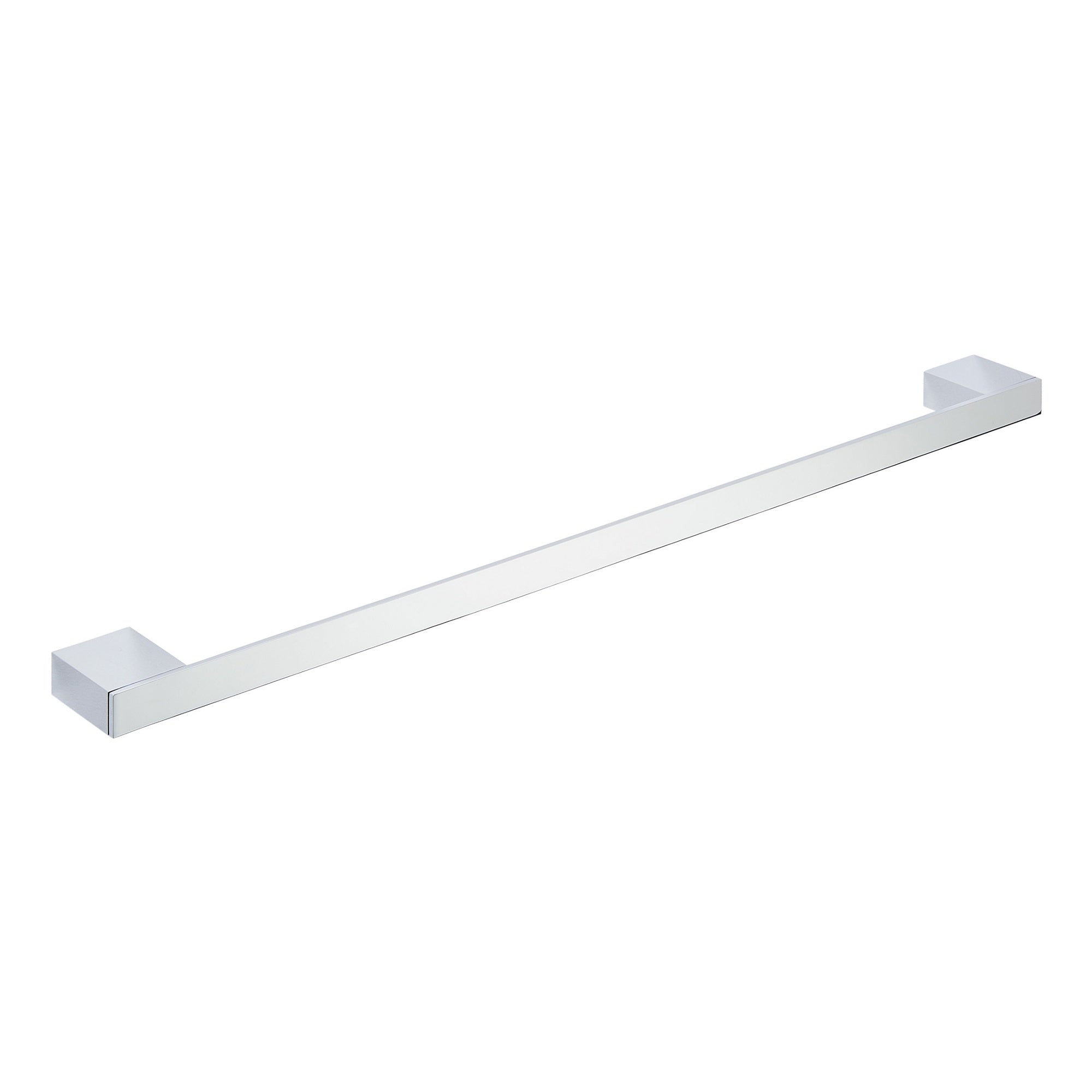 Premium Chrome Towel Bar - Contemporary Bathroom Wall Mounted