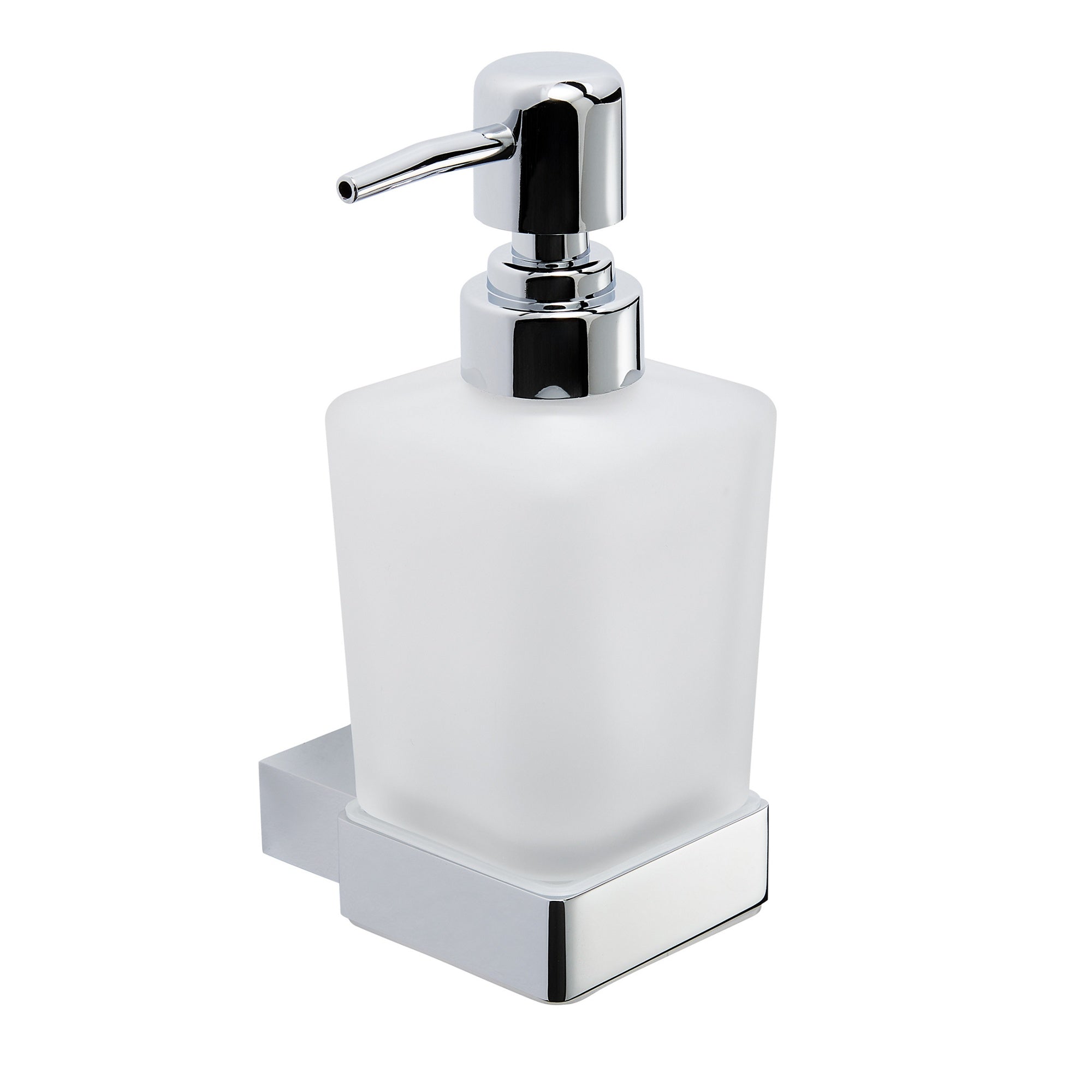 Premium Wall Mounted Chrome Soap Dispenser - Modern Design