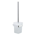 Premium Wall Mounted Chrome Toilet Brush Set - Modern Design