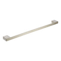 Brushed Nickel Towel Bar - Wall Mounted Modern Bathroom Rail 580mm