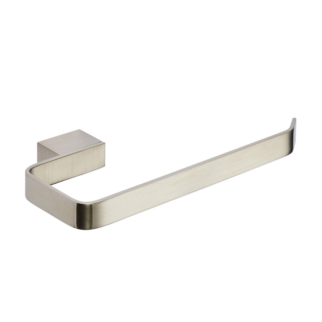Brushed Nickel towel Rail - Wall Mounted Bathroom Towel Holder