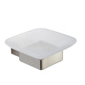 Brushed Nickel Soap Dish Holder - Durable Wall Mounted Design