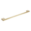 Brushed Brass Towel Bar - Contemporary Wall-Mounted Bathroom Accessory
