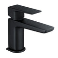 Modern Matt Black Square Basin Mono Mixer Tap - Solid Brass Deck Mounted