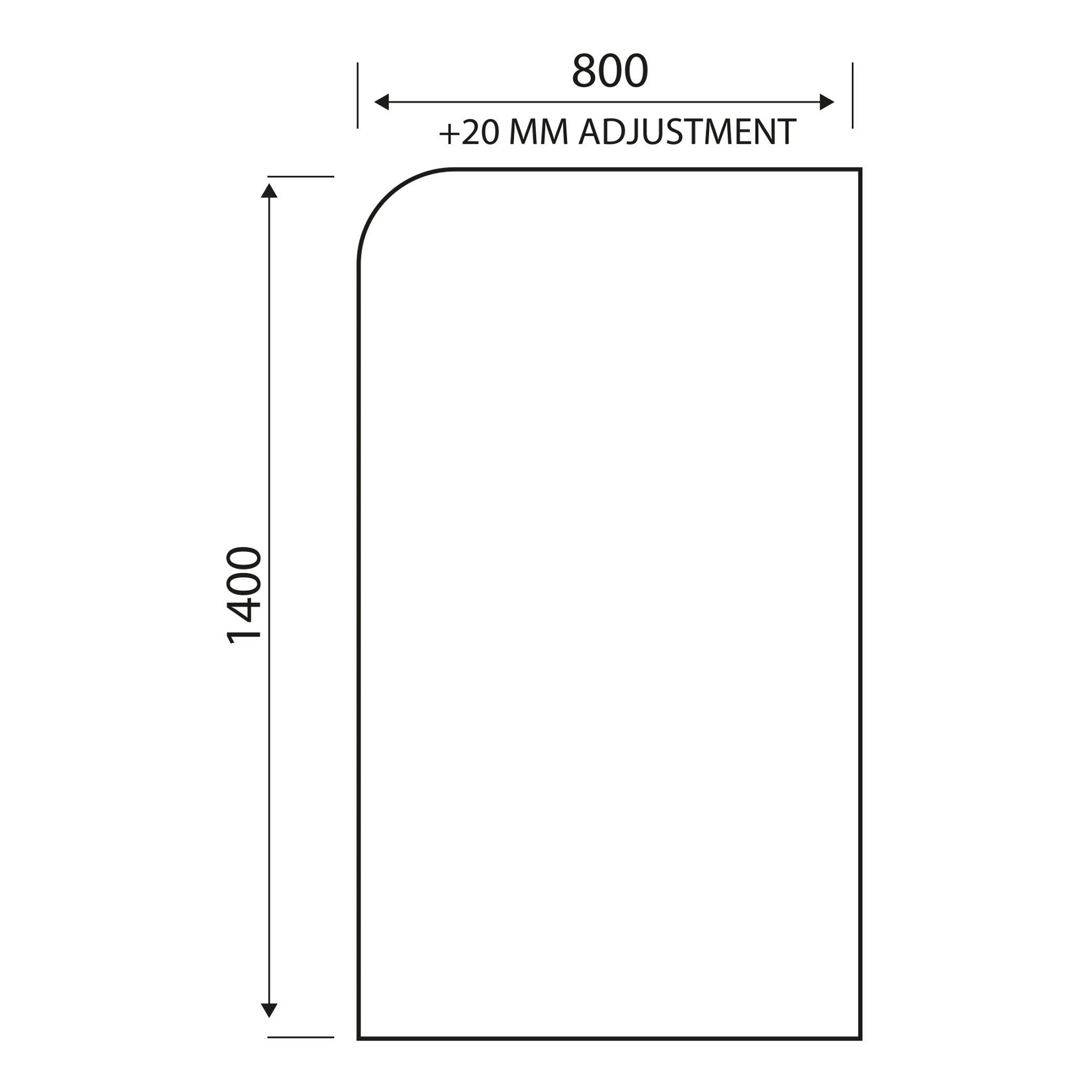 Waterproof 500mm Vanity Unit with Single Ended Bath, Gloss White Front Panel, Chrome Screen, Bath & Universal Basin Waste