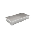 Recessed Shower Niche in Stainless Steel 300mm x 600mm - Solid Stainless Steel Wet Room Storage