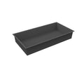 Recessed Shower Niche in Matt Black 300mm x 600mm - Solid Stainless Steel Wet Room Storage