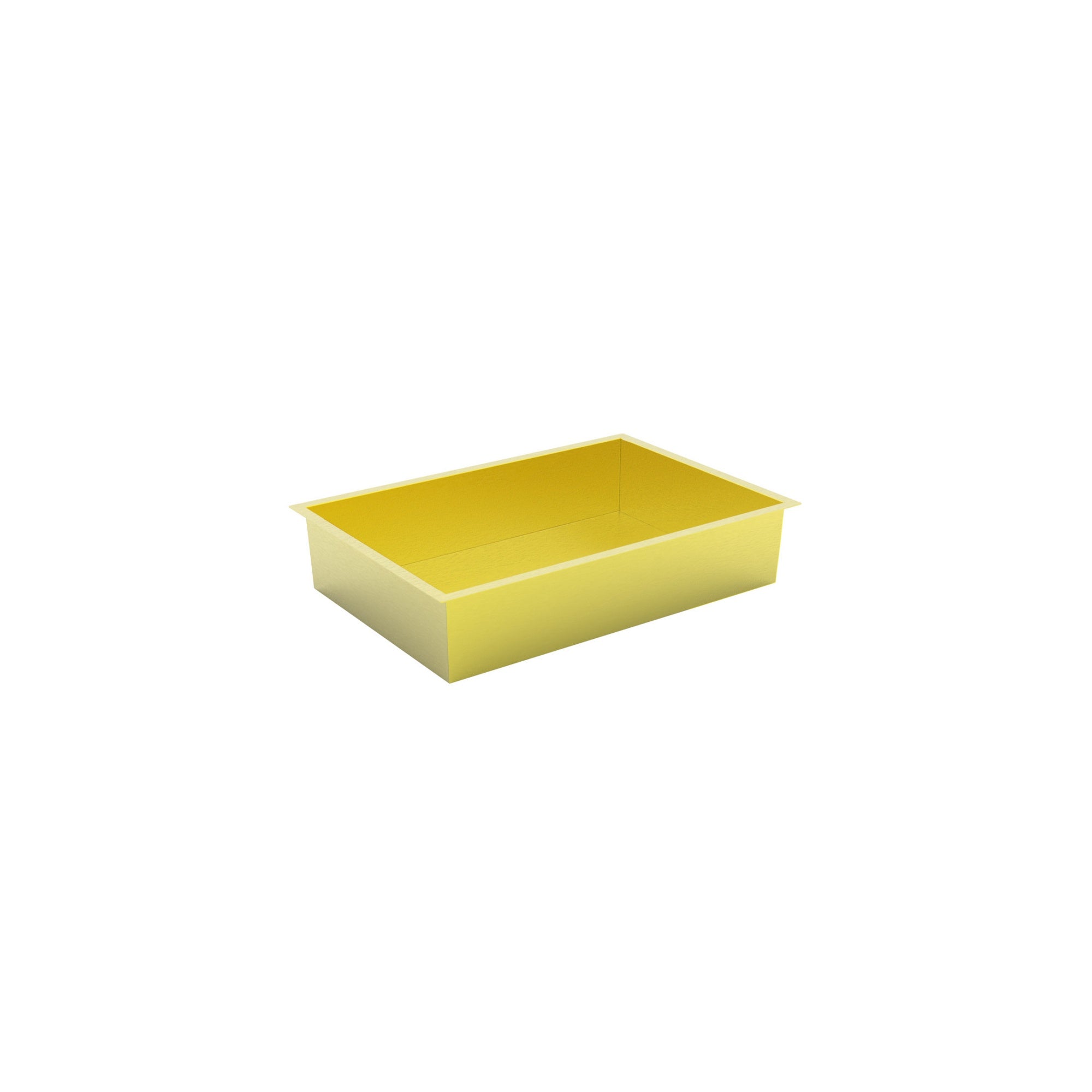 Recessed Shower Niche in Brushed Brass 300mm x 450mm - Solid Stainless Steel Wet Room Storage