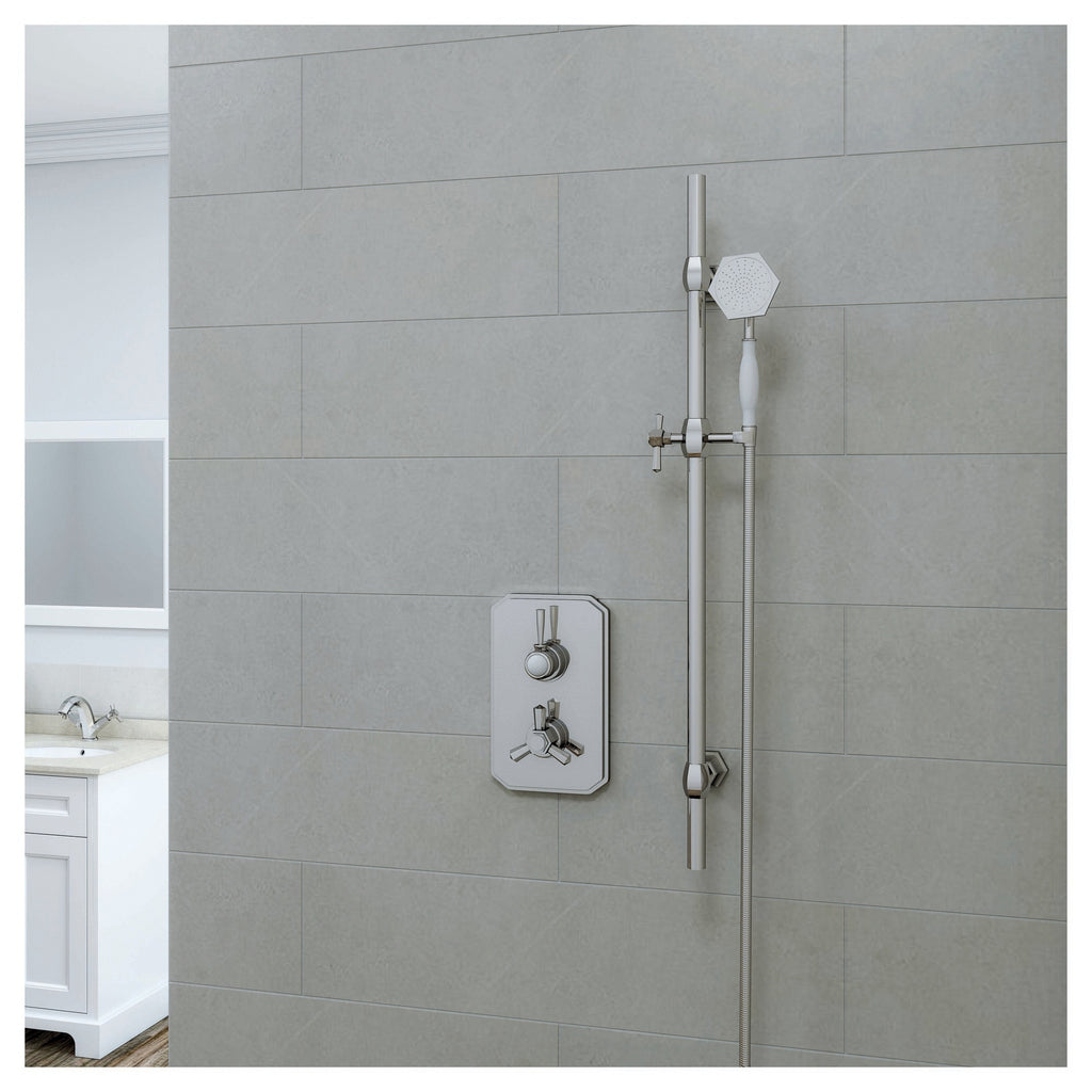 RAK Washington Traditional 1 Outlet Thermostatic Valve - Chrome