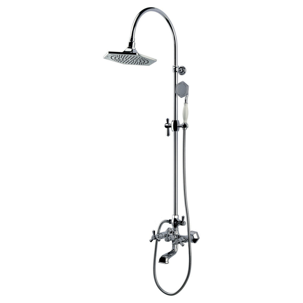 RAK Washington Traditional Exposed Shower Column - Chrome