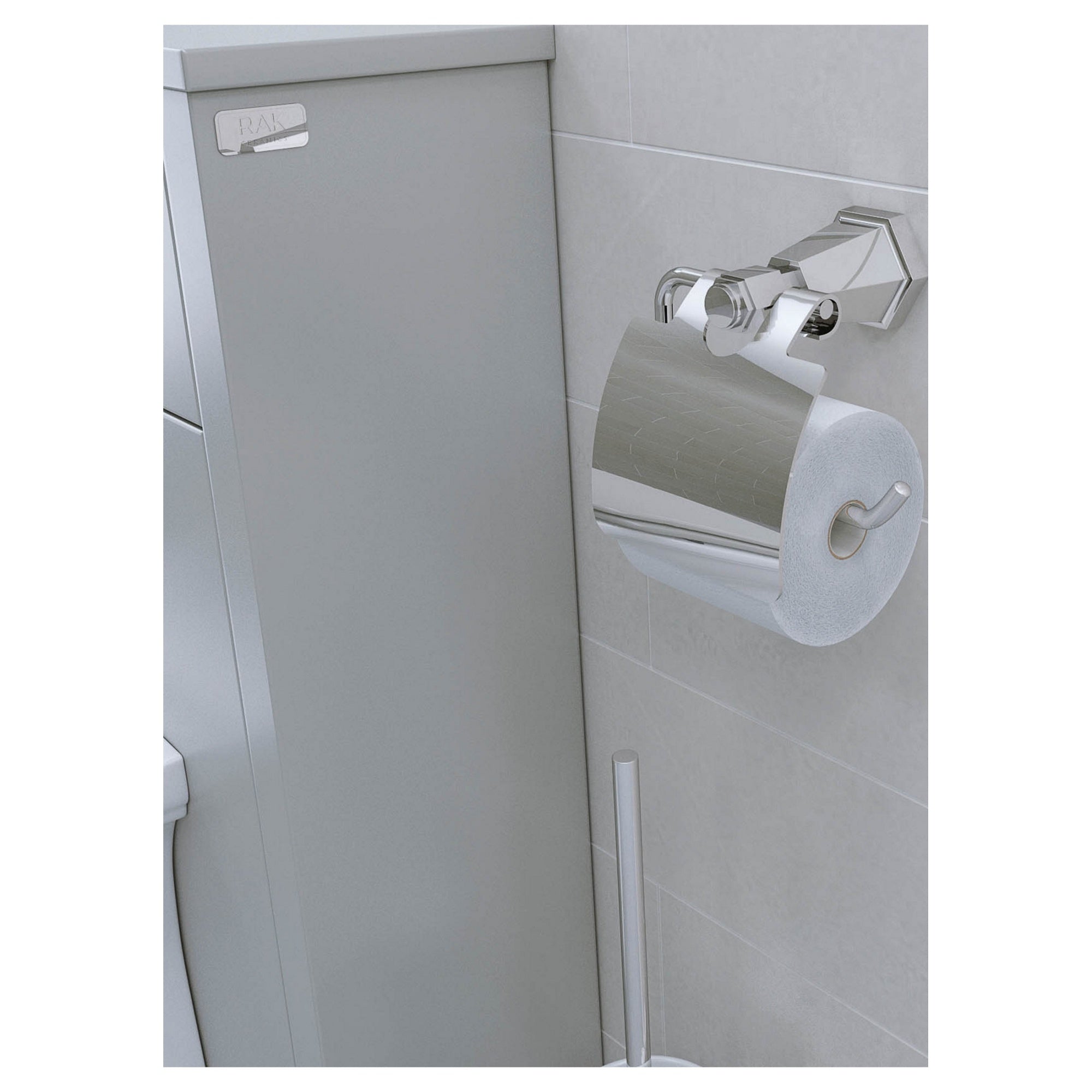 RAK Washington Traditional Toilet Roll Holder - Chrome