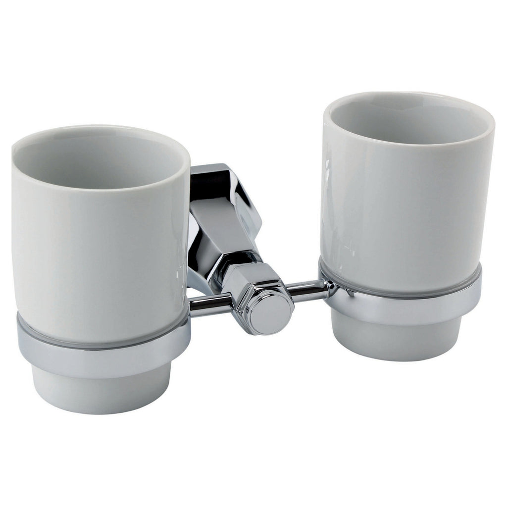 RAK Washington Traditional Double Tumbler - Chrome