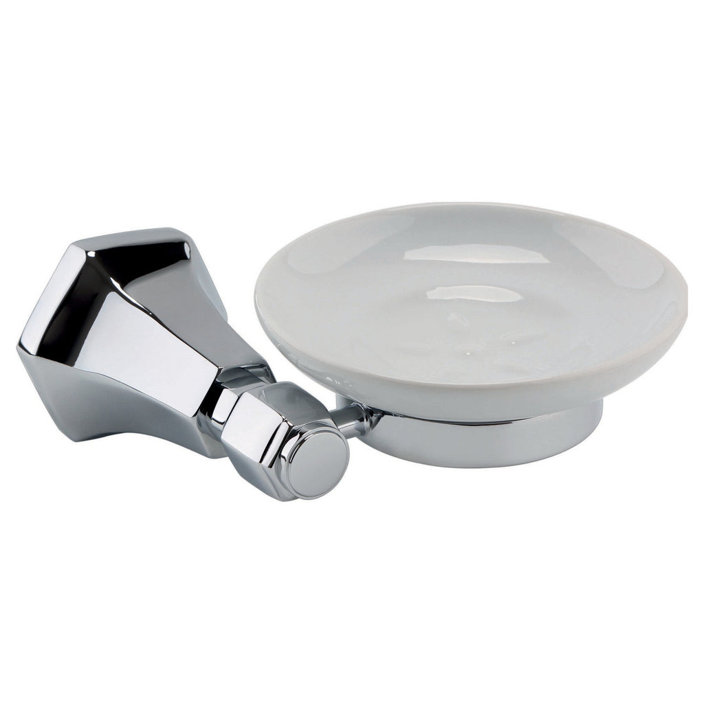RAK Washington Traditional Soap Basket with Ceramic Soap - Chrome